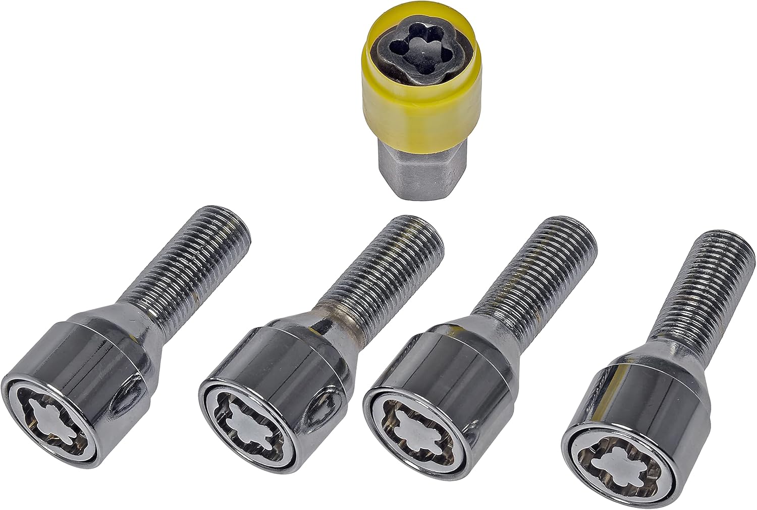 Dorman 712-690 M14-1.50 Bolt/Ball Seat Wheel Lock Set, 6 Pack