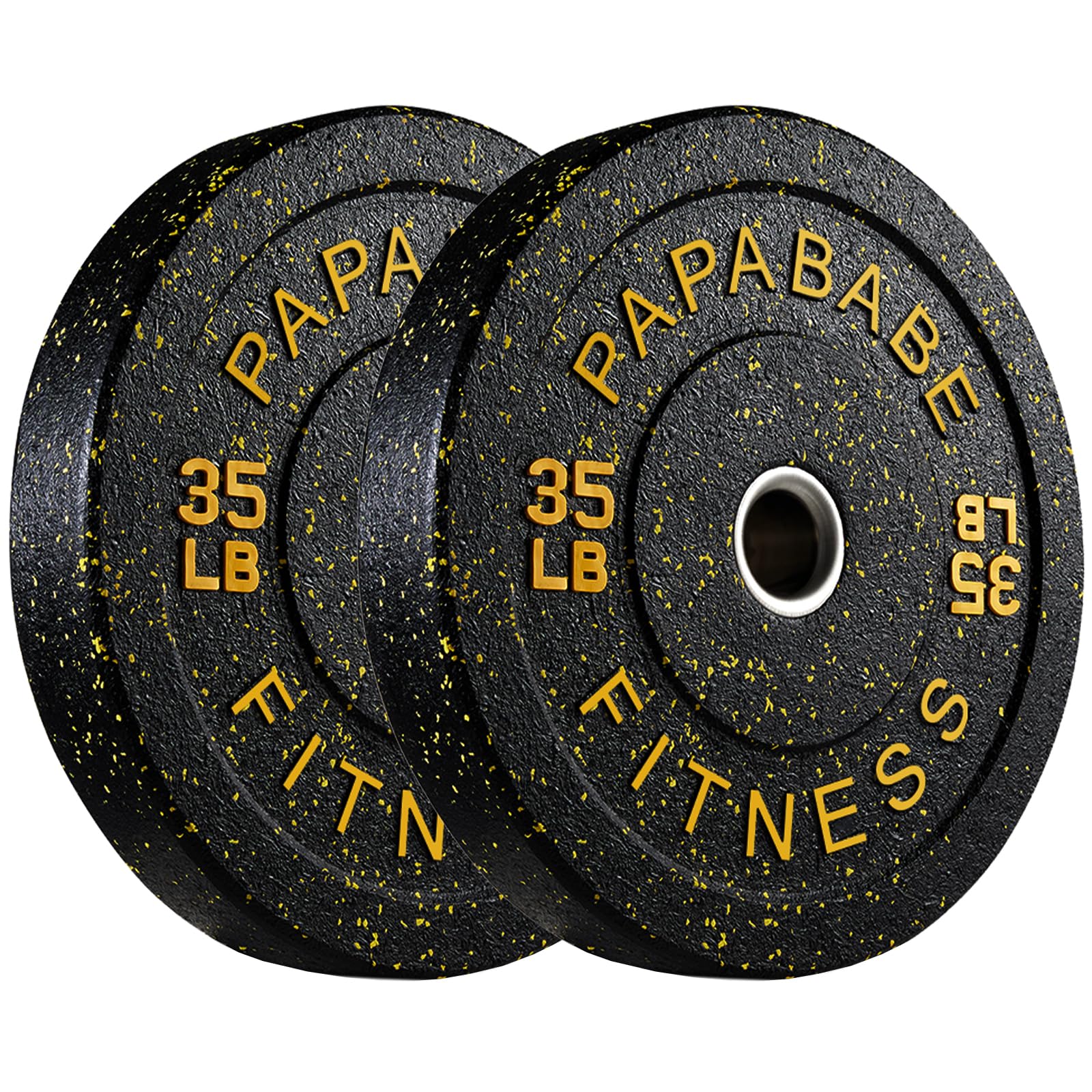Papababe 20-650lbs Bumper Plates