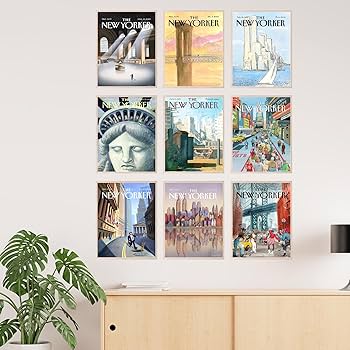 Amazon.co.jp: Bigwig Prints The New Yorker ポスターセット