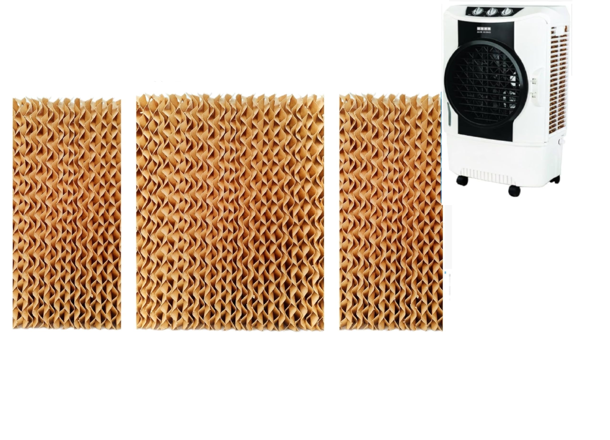PrimeWave HoneycombPad for Usha Maxx Air 50 Litre Air Cooler - Set of 3-picture-29