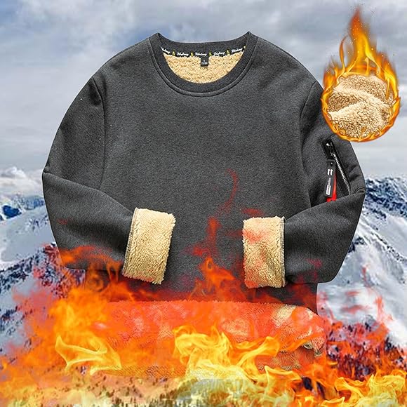 Winter pullover herren gefüttert Clearance