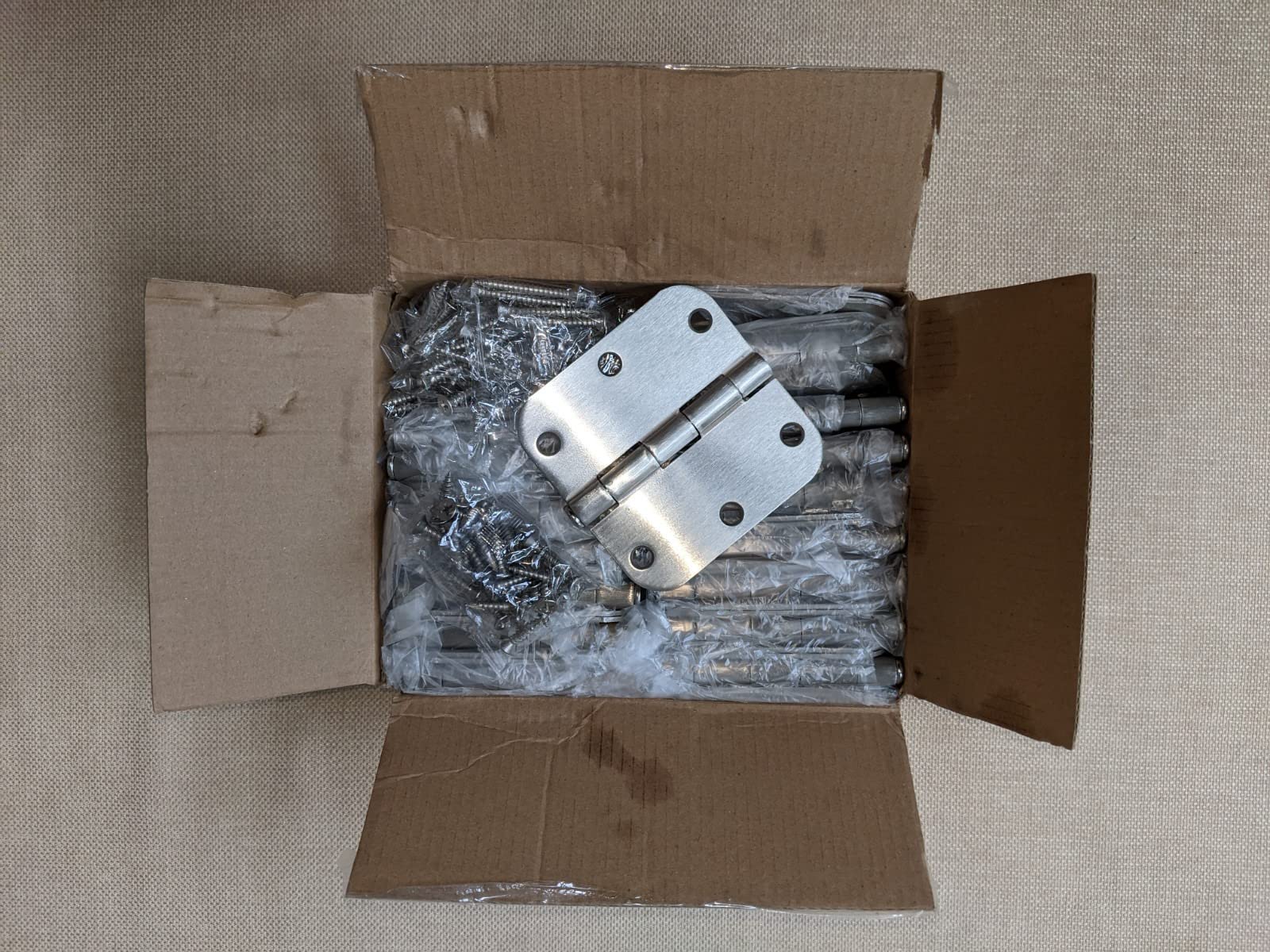 3.5" Door Hinges, 5/8" Radius photo review