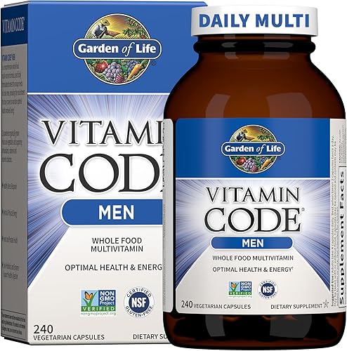 Miniatura 10 de Garden of Life Vitamina Code - Multivitamínico de alimentos integrales para hombres 120 cápsulas vitaminas para hombres  mezcla de frutas y verduras