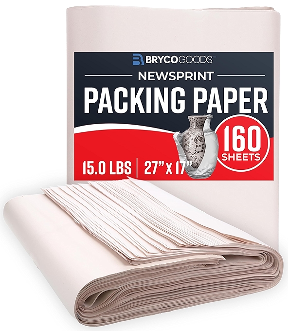 Bryco Goods 新闻印刷包装纸 - 包装与保护易碎物品