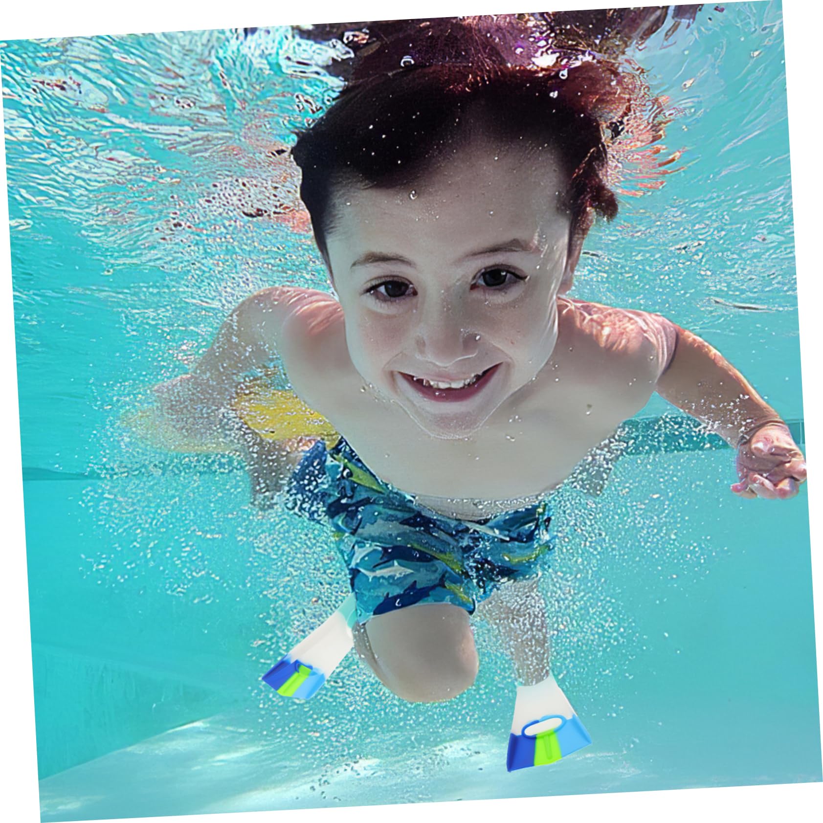 Abaodam Silicone for Kids Diving Flipper Snorkeling Gear Swimming Accessories Youth Lap Swimming Paddles Compact Durable