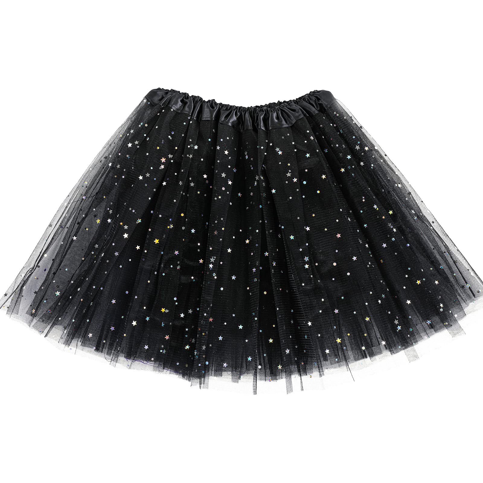 W WIDMANN MILANO Party Fashion 10344 - Tutu regenboog voor volwassenen, tule rok, danseres, carnaval, themafeest