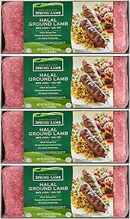 [Pack of 16] New Zealand Spring Lamb Halal Ground Lamb – 85% Lean, 100% ...