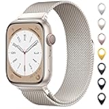 Original Milanese Loop Band Compatible with Apple Watch 38mm 40mm 41mm 42mm 44mm 45mm 46mm 49mm - Women & Men Magnetic Closure Adjustable Metal Strap for iWatch Series 11 10 9 8 7 6 5 4 SE2 3 Ultra2 3