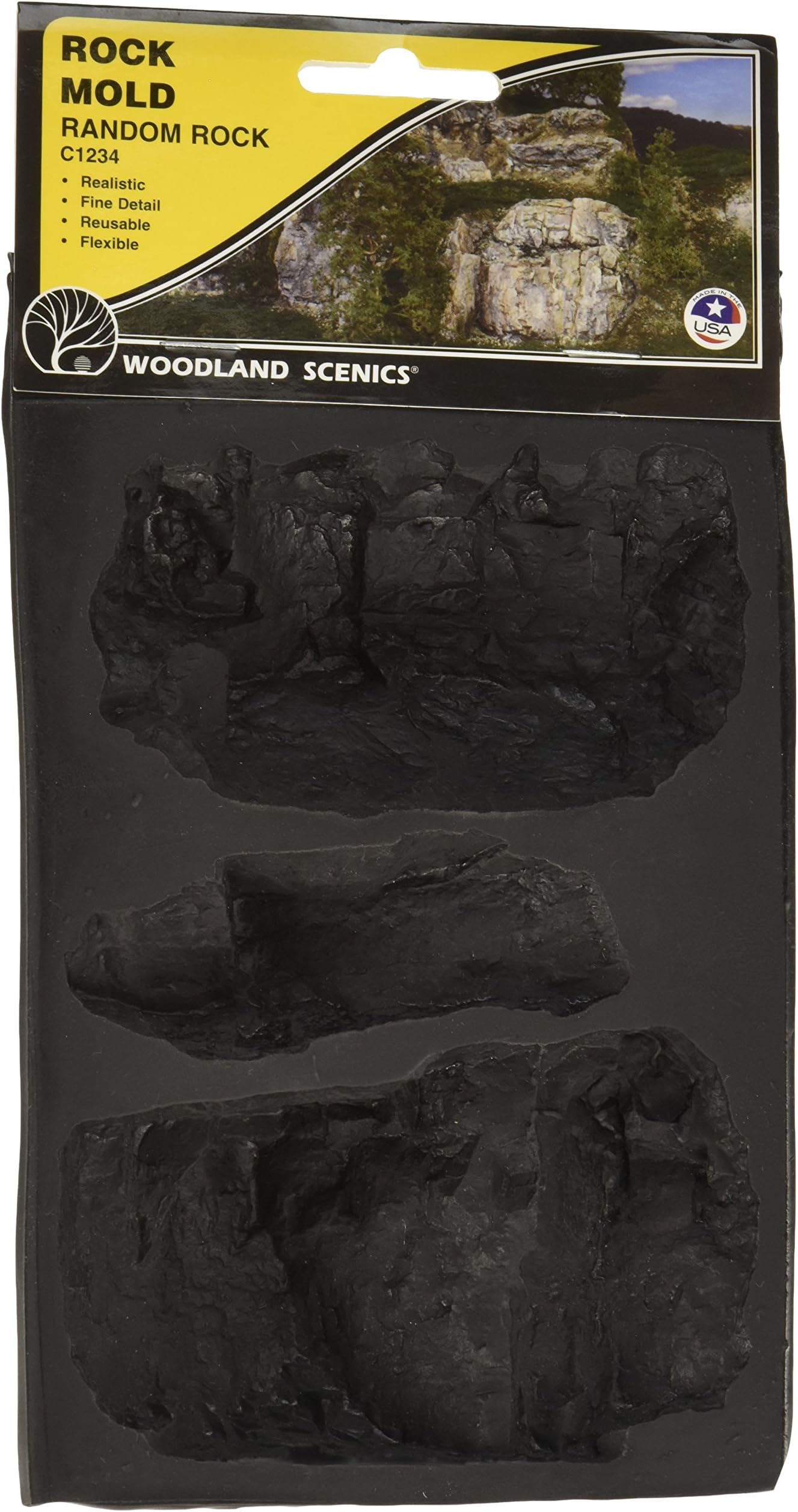Woodland Scenics Rock Mold Random Rock