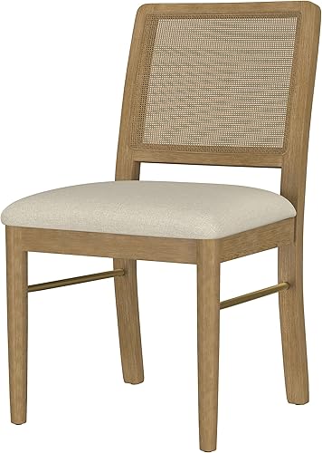 Miniatura 4 de Benson Sand Wash Cane Dining Side Chair Set of 2 - Dining Chairs for Room, Table & Seating Chair Sets Kitchen, Living Room, Bedroom,Brown