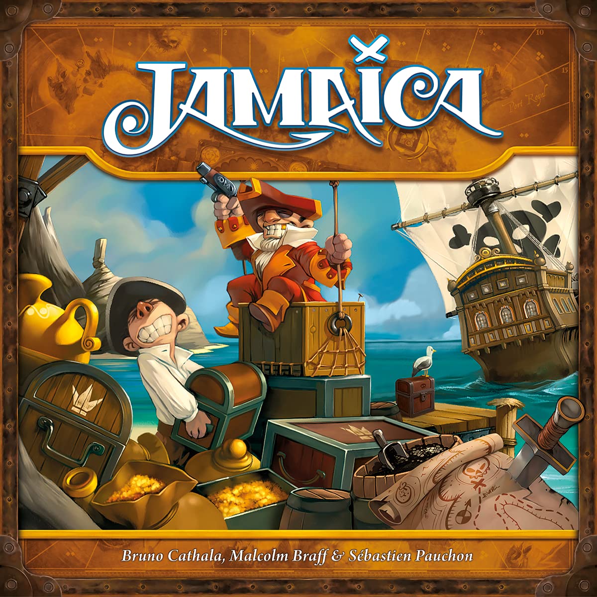 Asmodee, Jamaica, Brettspiel, 2-6 Spieler, 8+ Jahre, italienische Ausgabe