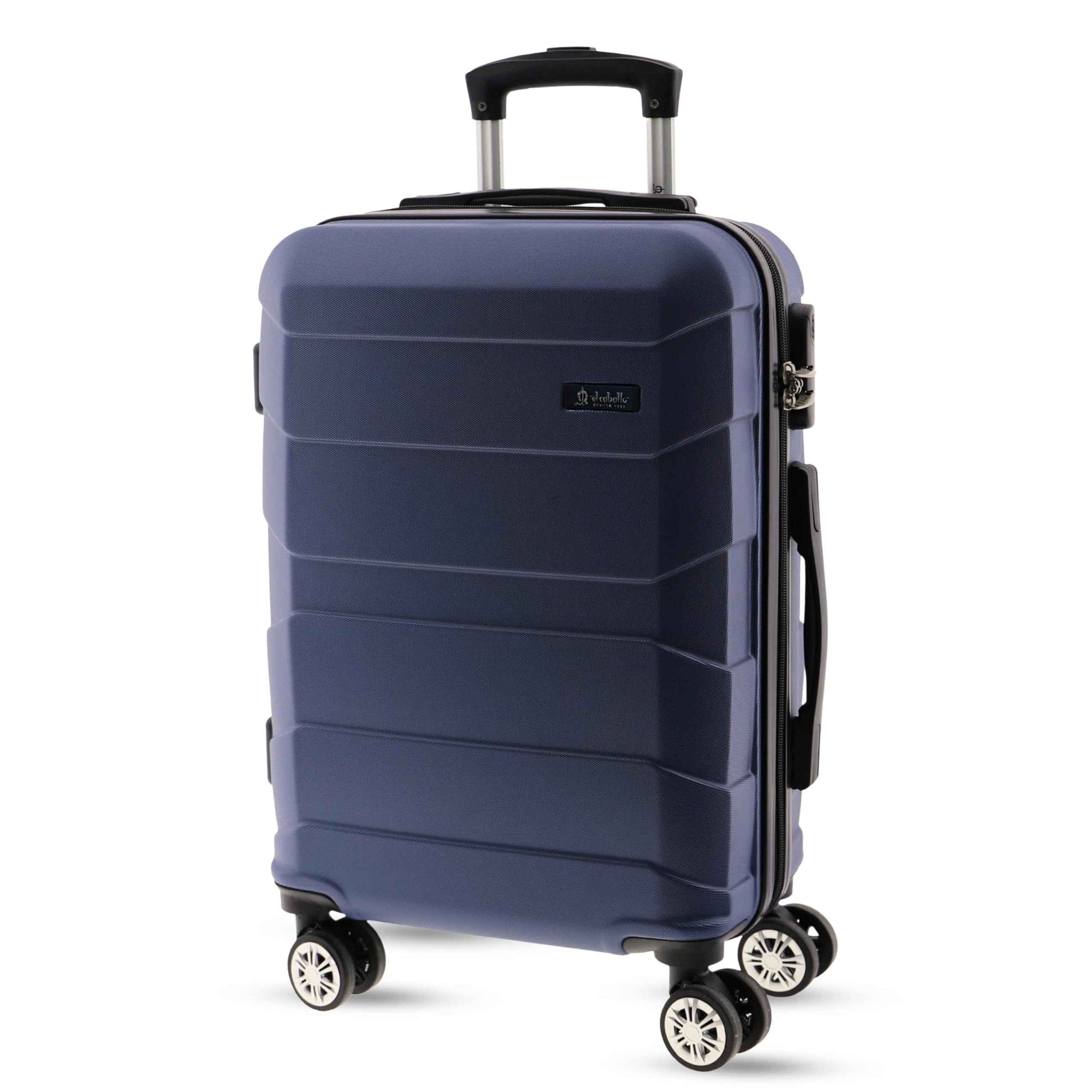 EL CABALLO - Maleta Cabina 55x40x20- Maletas de Viaje - Maletas de Viaje Cabina Apta para Ryannair- Trolley Equipaje para Avion Resistente con 4 Ruedas de 360º y candado numérico — view 8