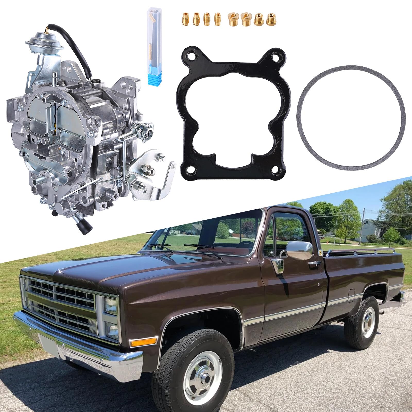 FOR 305-350 ENGINES 650 CFM ELECTRIC CHOKE ROCHESTER QUADRAJET 4 BBL CARBURETOR