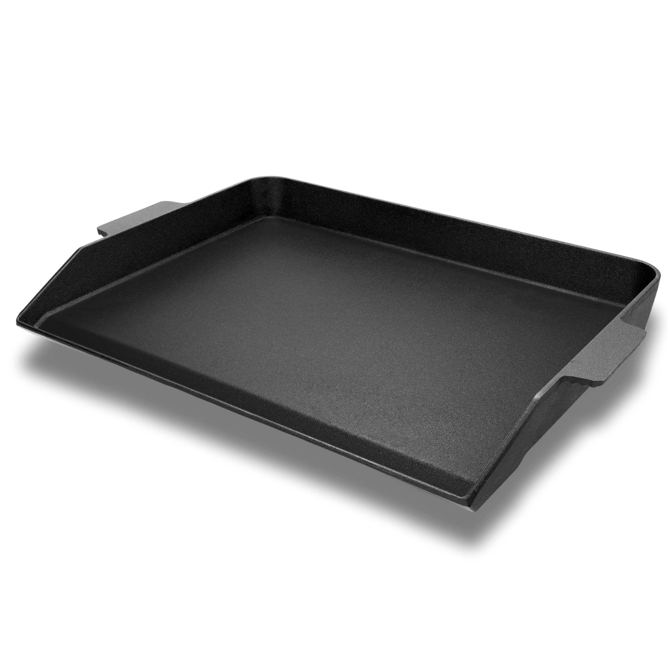 23 x 16 Inch Cast Iron Griddle for Gas Grills by Modern Innovations – 23" x 16" x 2.5", Cast Iron, Black, Model MI 1438