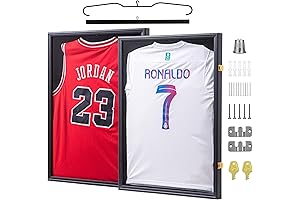 Acrylic Jersey Display Frame with Hangers for Sports Jersey Collectibles