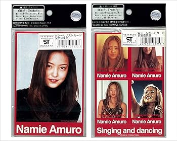 Amazon.co.jp: ダブルシールポストカード 安室奈美恵 2種セット