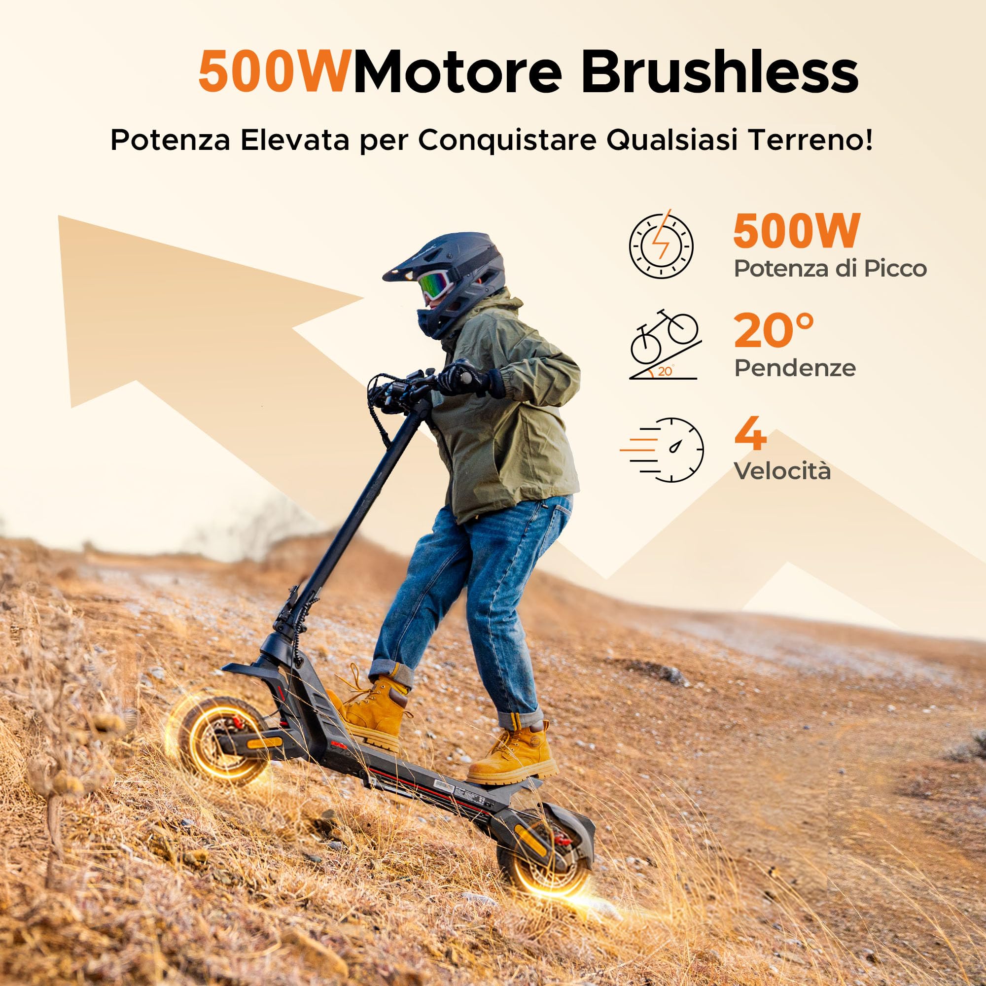 ENGWE Y700 Monopattino Elettrico da 500W, Dotato di Bluetooth e Controllo APP, Sblocco NFC, Batteria da 48V 18.2Ah, Doppia Sospensione e Doppi Freni a Disco Scooter Elettrico