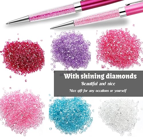 Miniatura 4 de Ancolo Bolígrafos de Negocios Personalizados Hermoso Cristal-Mensaje Publicitario Personalizado - Nombre del Equipo Grabado, Número de Teléfono,