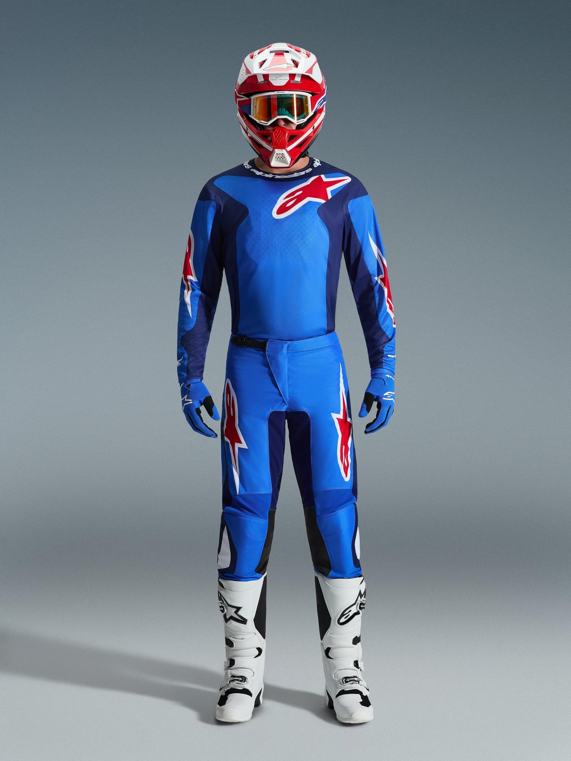Alpinestars MX Jersey Fluid Blau Gr. XL