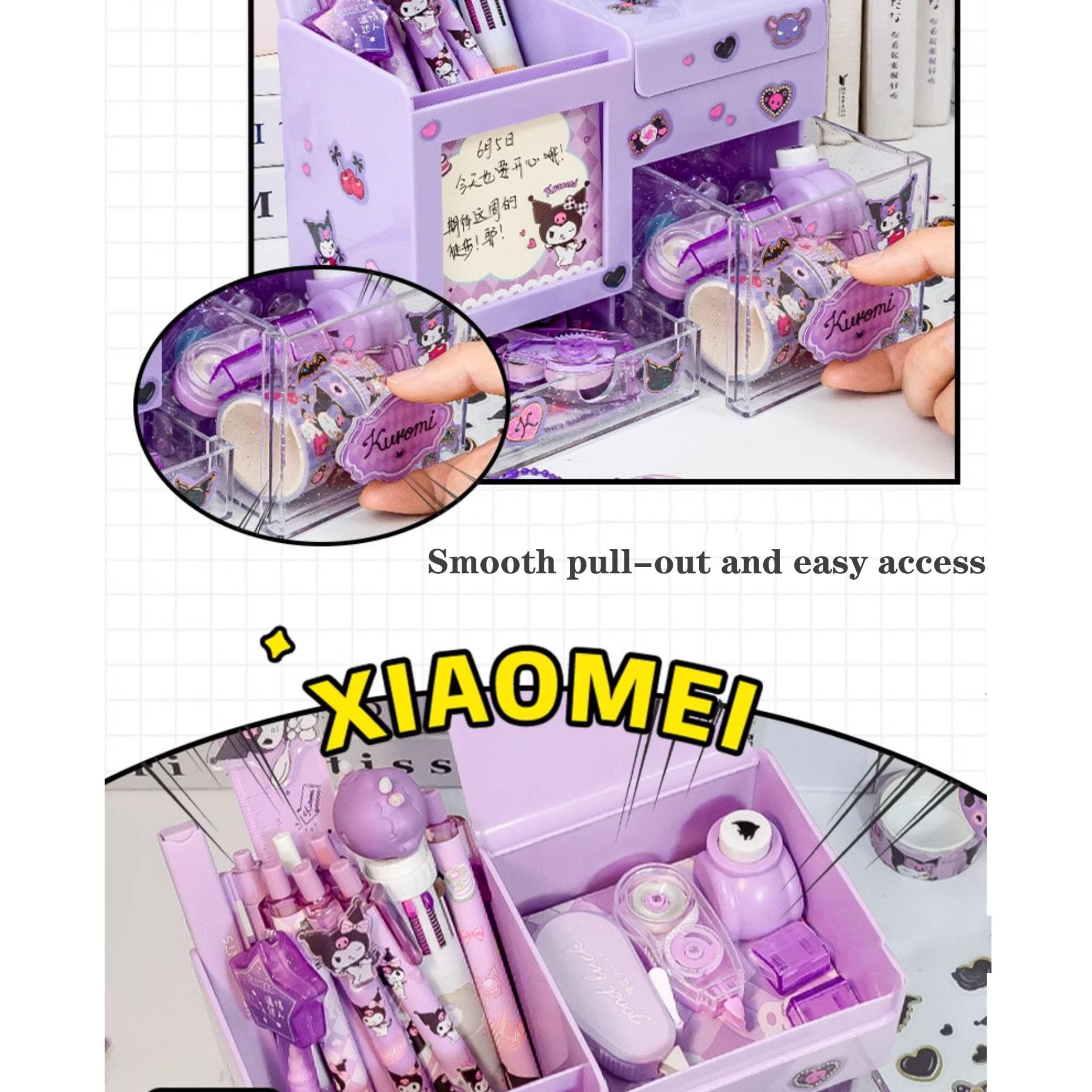 Organisateur Bureau Licorne – Porte-Stylo Mignon Et Multifonction Pour Enfants Et École