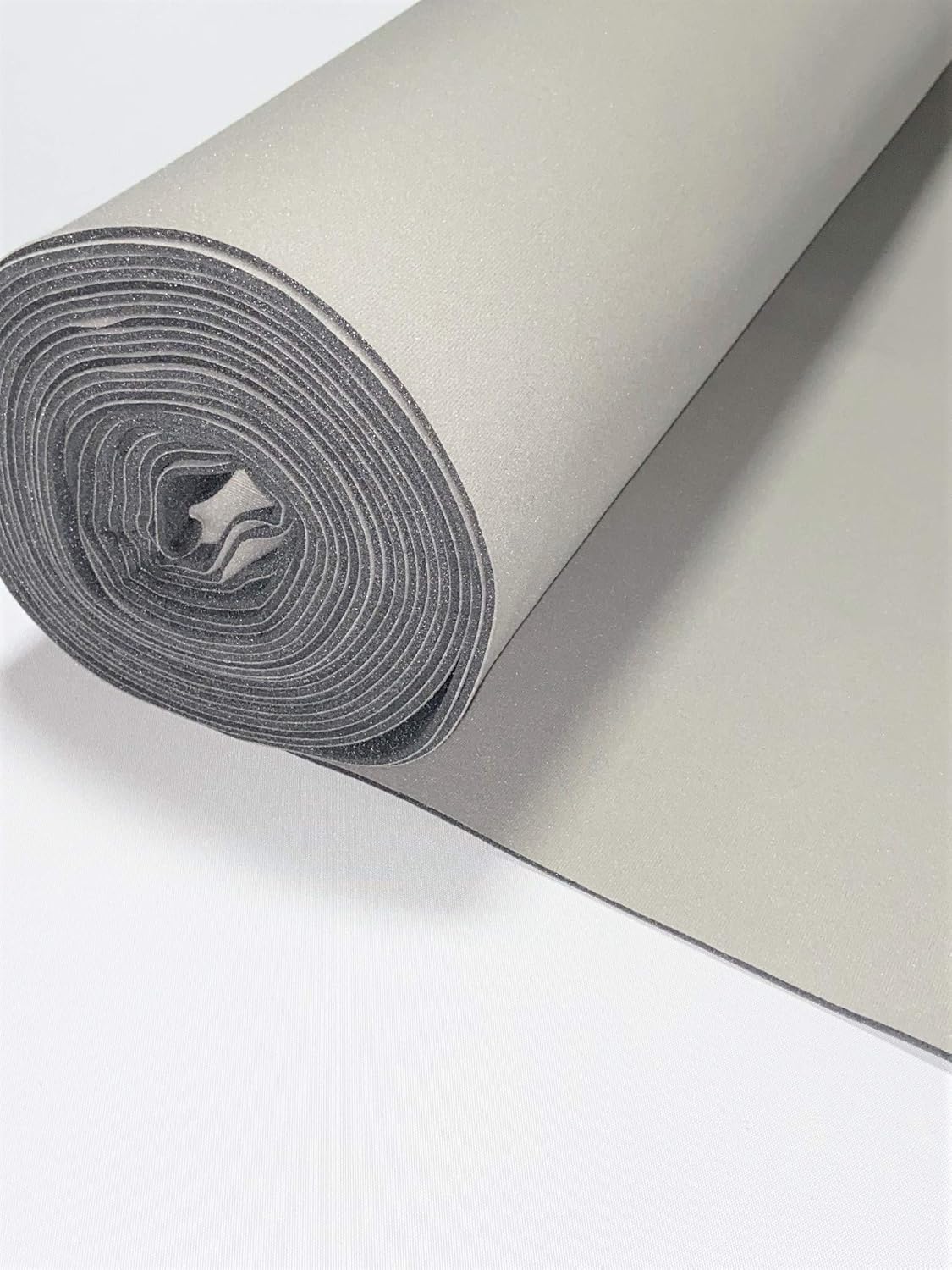 Light Gray Automotive Upholstery Headliner Fabric 3/16 Inch