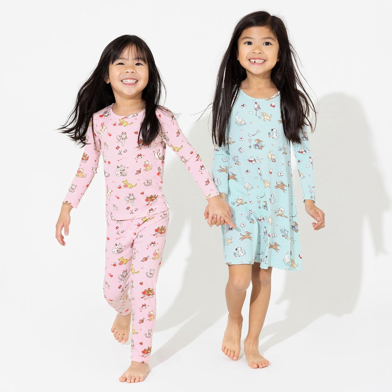 Bellabu Bear Two-Piece Pajama Set for Boys & Girls, Matching Family Pajamas, Rayon from Bamboo