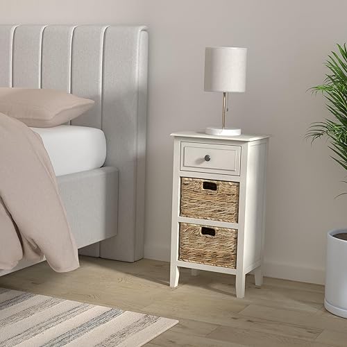 Miniatura 2 de Safavieh Mesa auxiliar Everly de la colección American Homes, madera envejecida, color negro