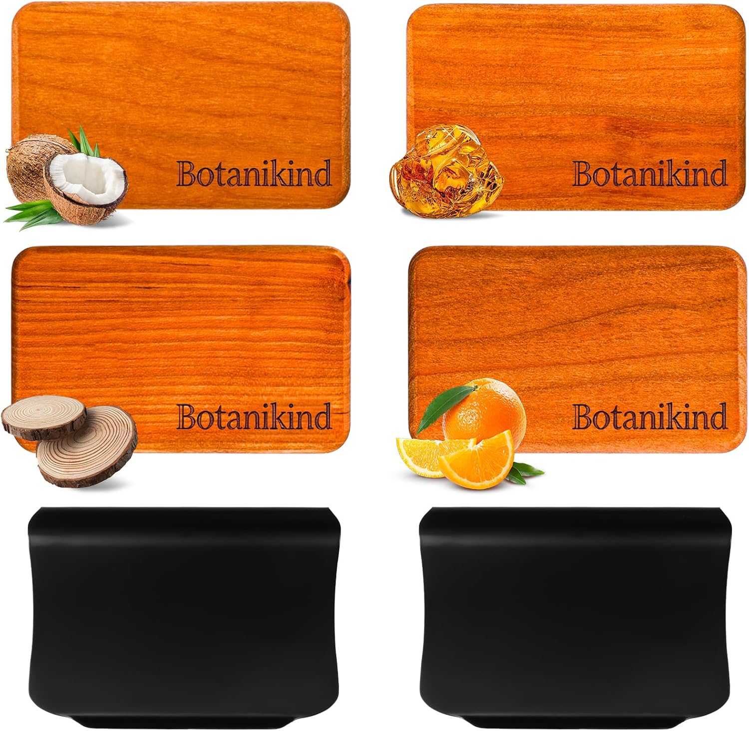 Car Air Freshener- Original Wood Air Freshener-Car Odor Eliminator for Visor Clip-Long Lasting Scent, Vehicle Scent Diffuser for Truck, SUV, Sedans - 4 pack Included 2 Clips