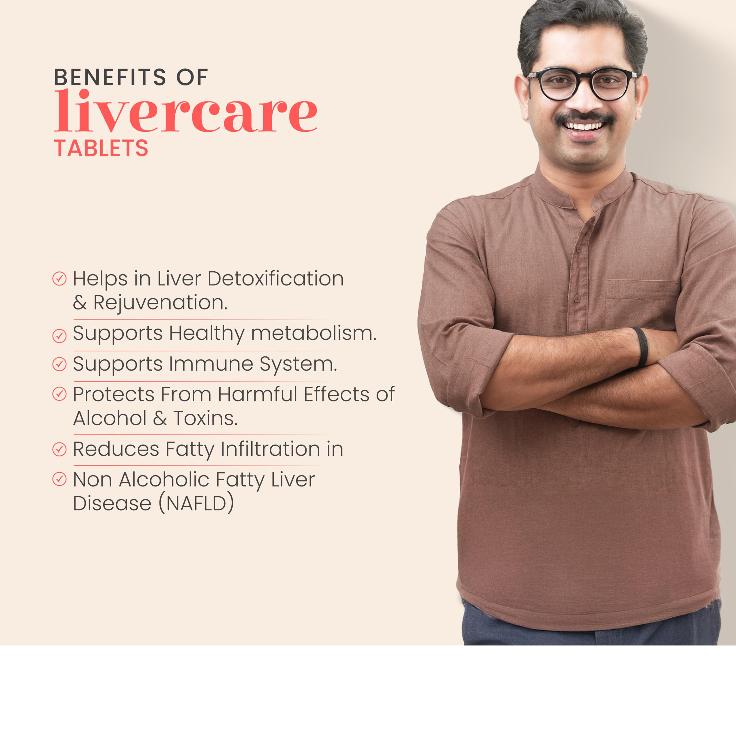 Vedistry Livercare Tablets | Ayurvedic Liver Detox Supplement for Fatty Liver & Sluggish Metabolism | Clinically tested | 22% reversal in fatty liver | Ayurvedic Liver Care with Bhumiamalaki, Kutaki & Amalaki for Detox & Liver Restoration – 60 Tablets (Pack of 2) — Amazon image 9