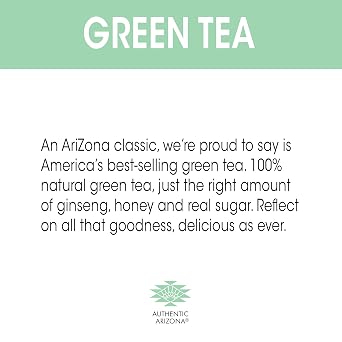 AriZona Green Tea, 16.9 Fl Oz (Pack Of 20)