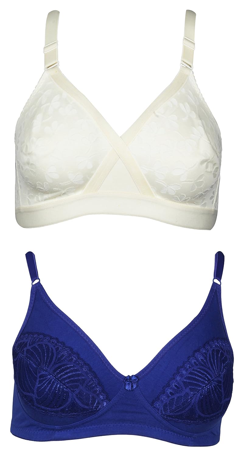 Buy Budding Melons Underwire Bras Pack of 2 (Bra_100, MultiColoured