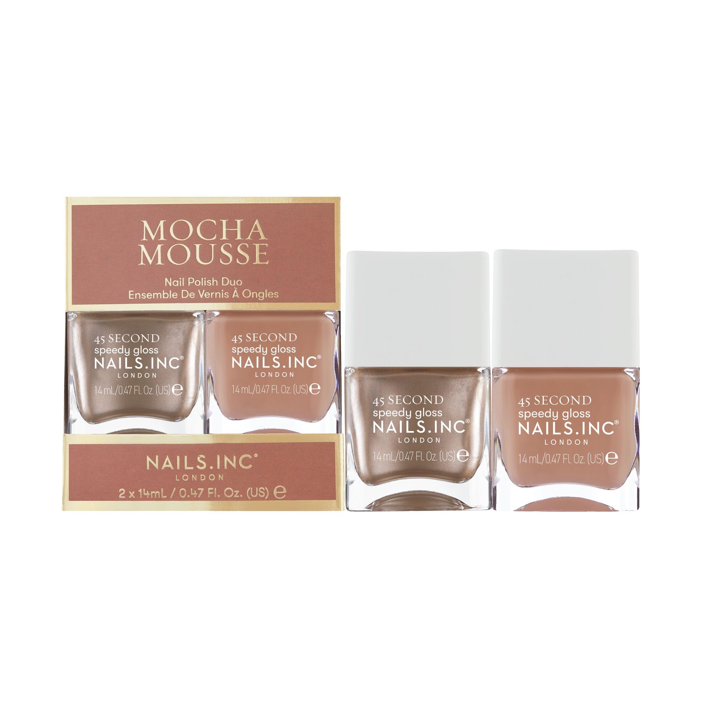 Nails.INC Mocha Mousse Nail Polish Duo – Image 2