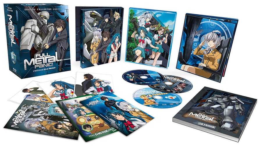 (未使用･未開封品)　Full l Panic ! （フルメタル・パニック!） - Integrale - Edition Collector (8 DVD + Livret) tu1jdyt Amazon.com: ADV Films Full Metal Panic! Complete Collection