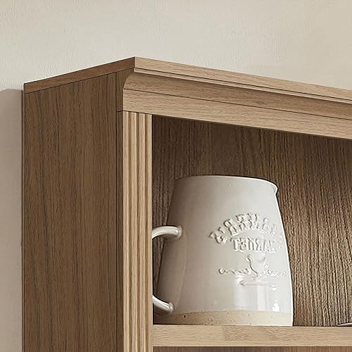 Miniatura 7 de JAHRSTIM Halston Multi-Depth Bookcase, Adjustable Storage Open Display Shelving Unit for Home and Office Space, 31.5”L x 15.75”W x 72.8”H, Oak
