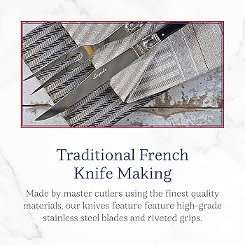 Amazon.com: Jean Dubost Laguiole 2-Piece Carving Set, Olive Wood