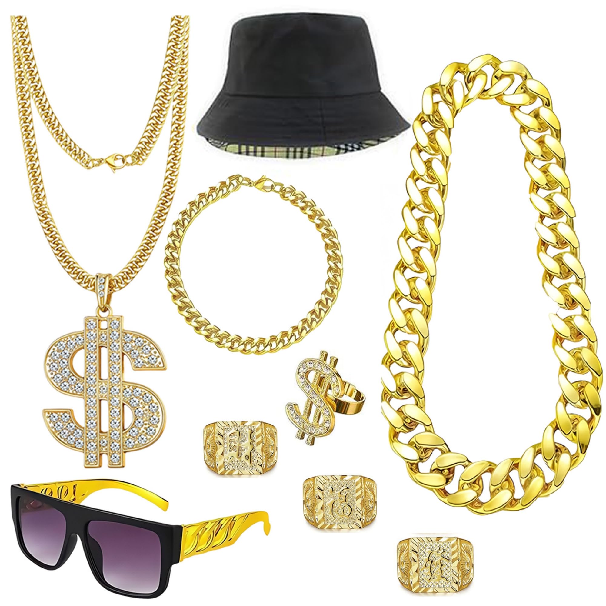 Photo 1 of Boonbery 9 PCS Hip Hop Costume Set