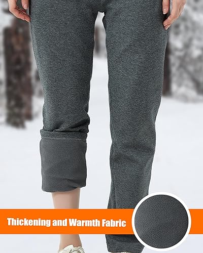 Miniatura 4 de HEATEDTEK Pantalones térmicos para mujer, pantalones térmicos cálidos para mujer, 8 almohadillas térmicas, 3 controles de temperatura (sin batería)