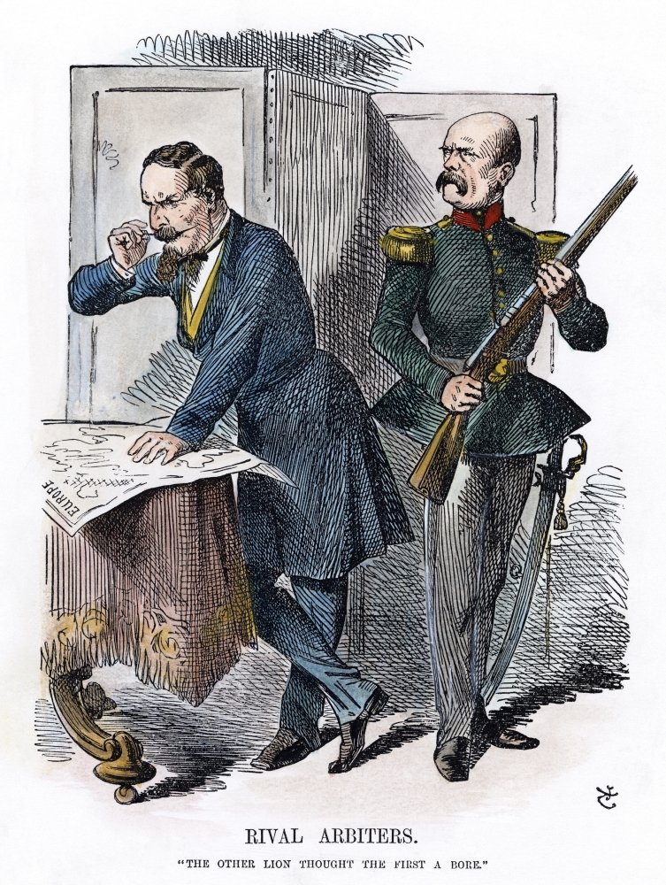 Amazon.com: Napoleon Iii & Bismarck Ncartoon By John Tenniel From