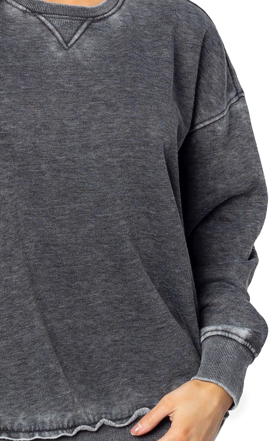 chicka-d NCAA womens Pullover Campus Sweatshirt - Image 5