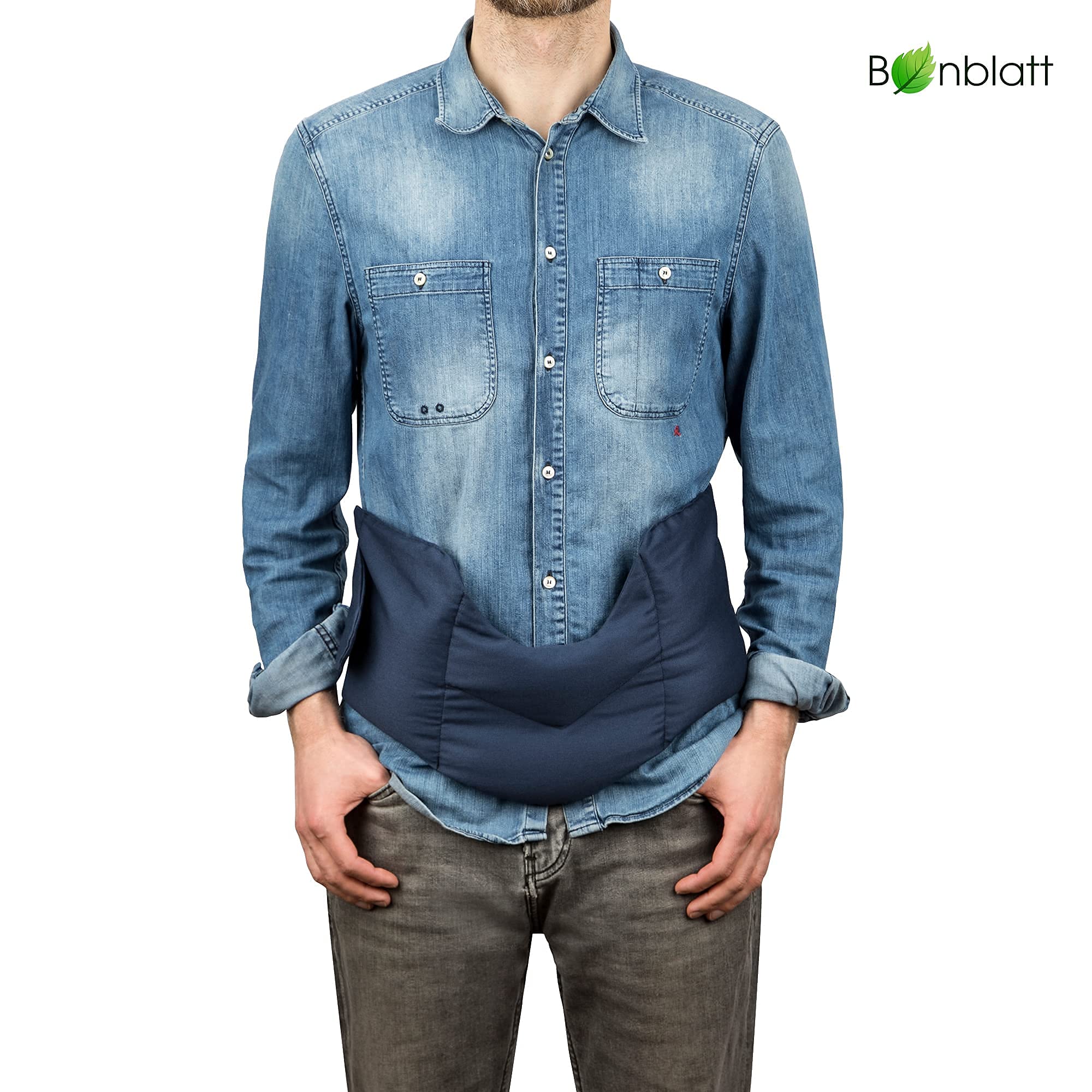 Premium - Cojín de semillas de colza, universal, para cuello, espalda, hombros y abdomen, S hasta XXL, fabricado de forma natural y justa en Alemania