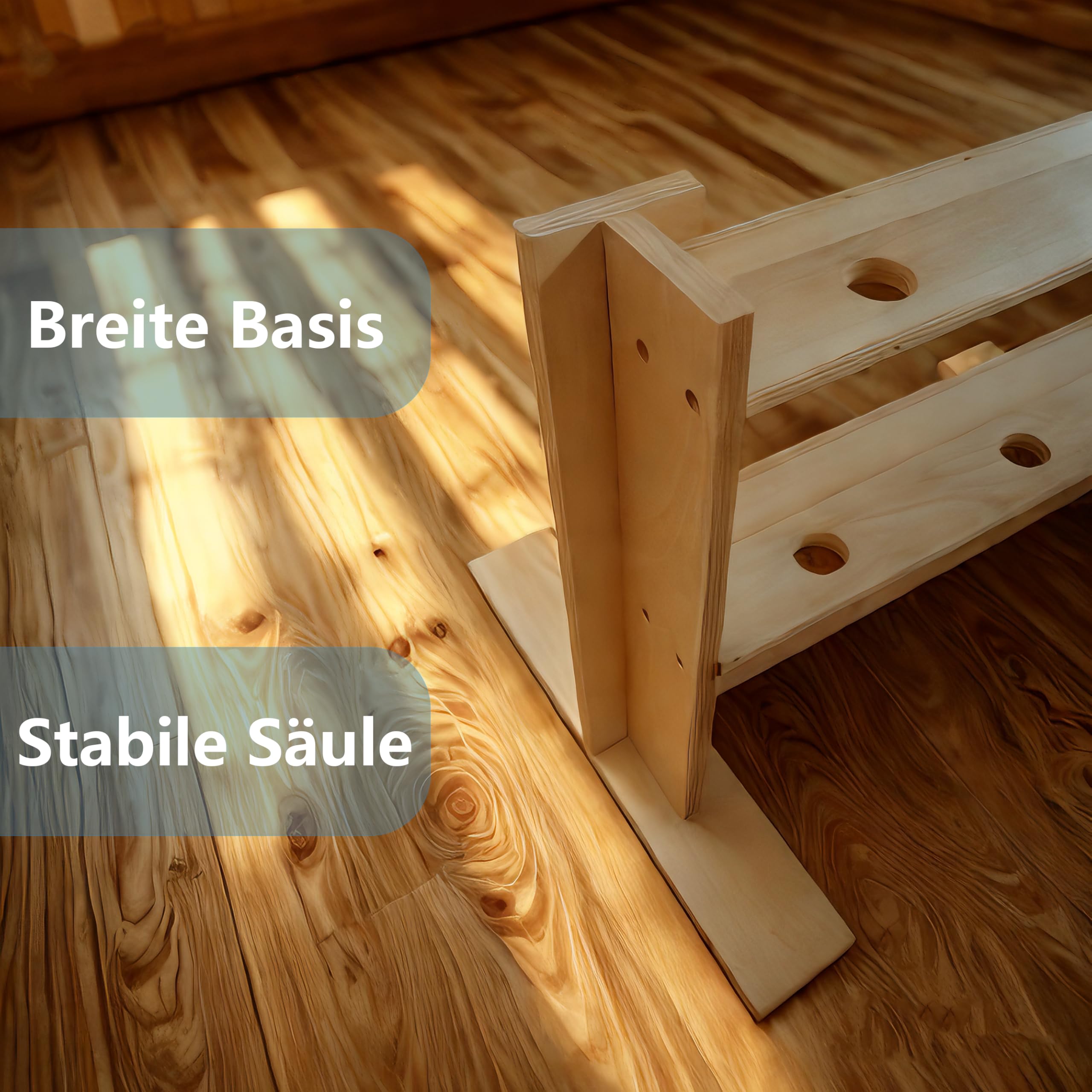 Hobby Horse Stall, Steckenpferd Stall für 3 Pferde, Hobby Horse Ständer, Holzstall Pferdestall Pferdehalter
