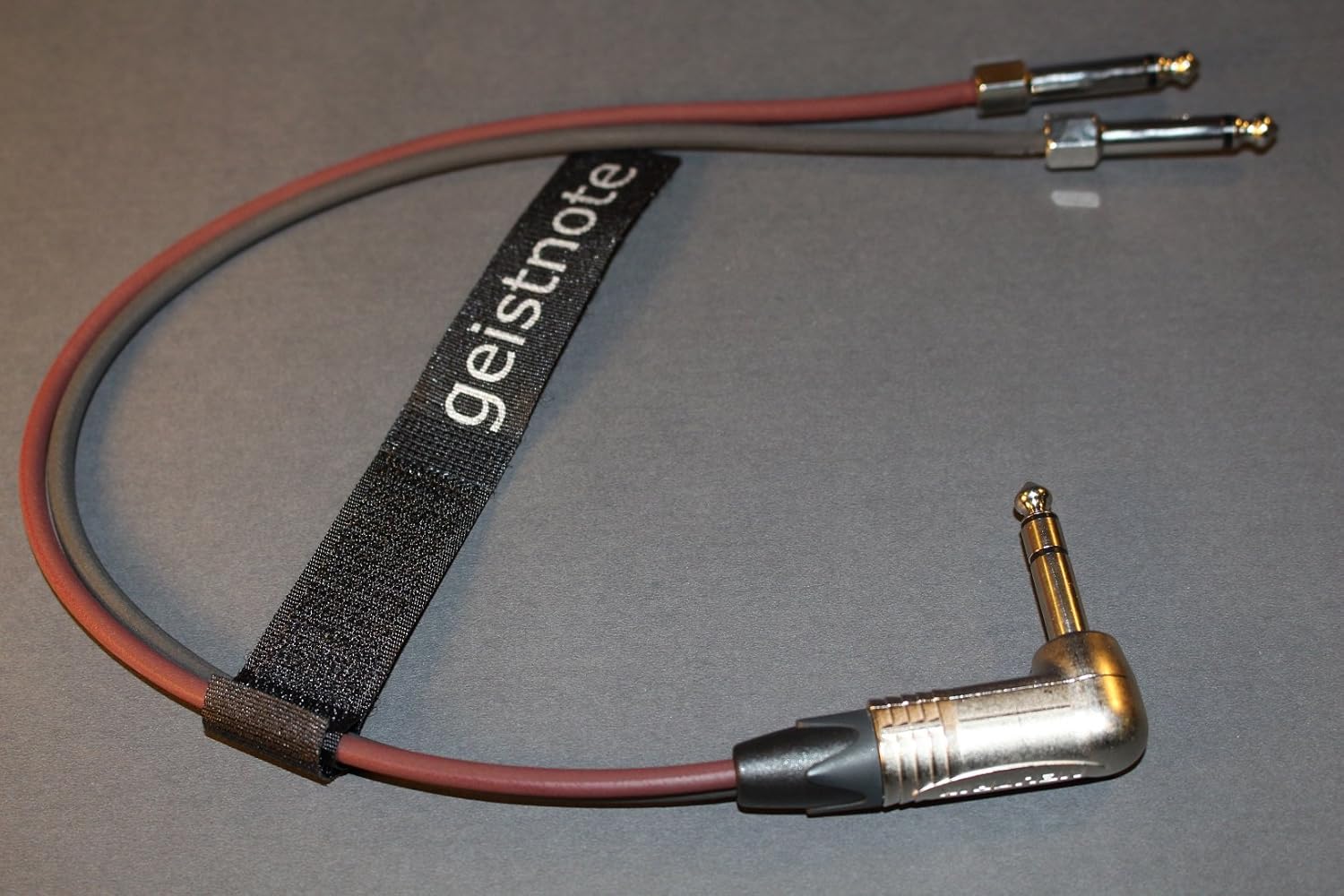 Evidence Audio Monorail SIS Insert, Y Cable (Neutrik Right Angle TRS to Duel Mono, 24" Leads with Straight SIS)