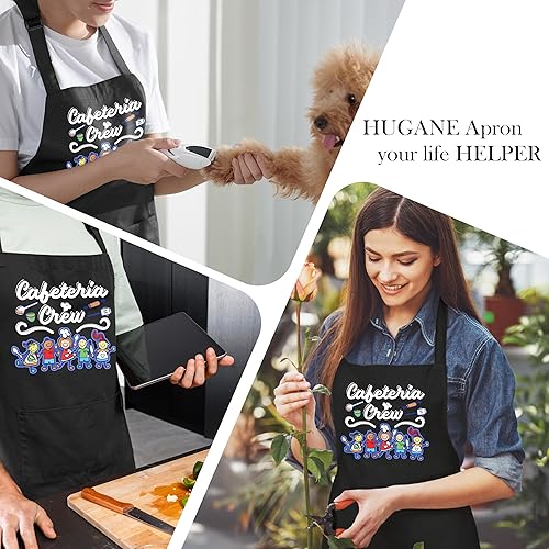 Miniatura 4 de Delantal de regalo para trabajadores de la cafetería con bolsillos, regalo de almuerzo para dama, regalos de agradecimiento para la cafetería,