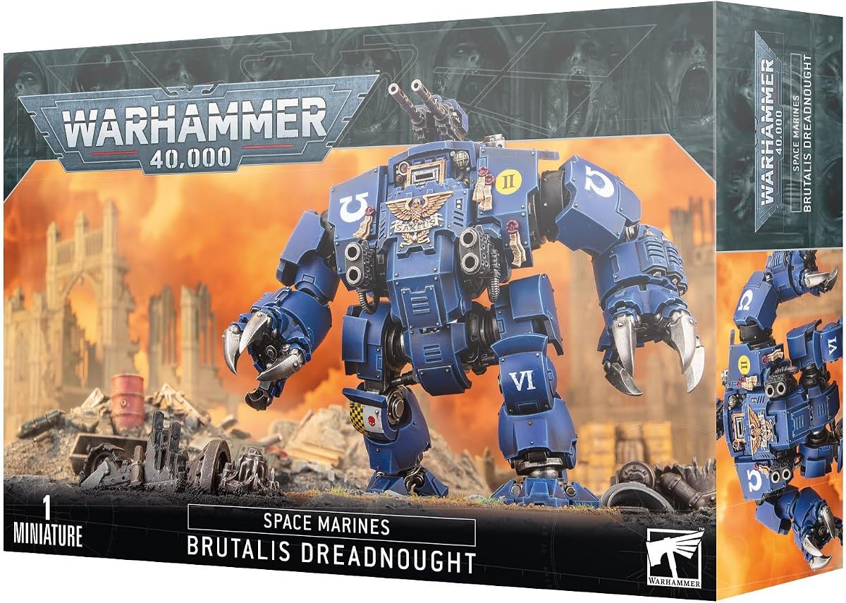 Warhammer 40,000 - Space Marines: Brutalis Dreadnought, Blue