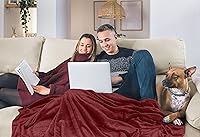 Vista 262 de Utopia Bedding - Manta de vellón de lujo, mullida, antiestática; manta de suave microfibra de 8.8 oz/yd² (300 g/m²) para cama; tamaño individual