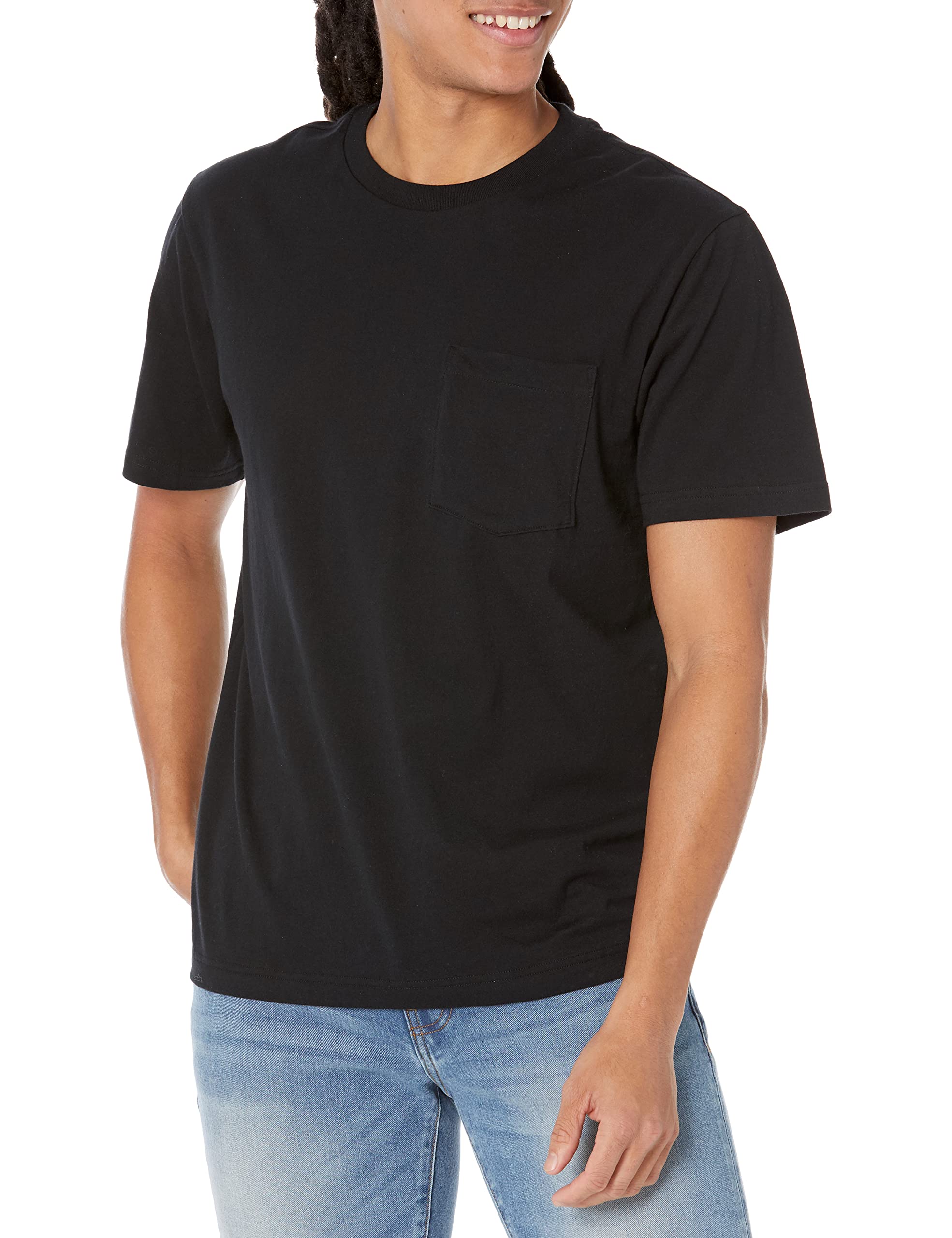 Gap Men's Pocket Tee, True Black, Medium