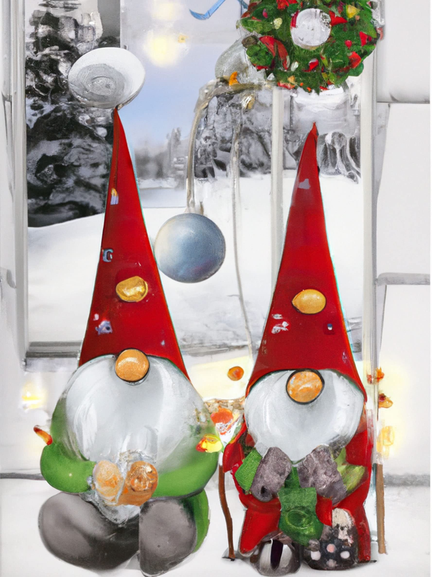 Bimkole 5D Diamond Painting Kits Christmas Santa Claus, Full Drill DIY Rhinestone Embroidery Set Paint with Diamonds Art by Number Kits Cross Stitch Home Wall Craft Decoration(12x16in)