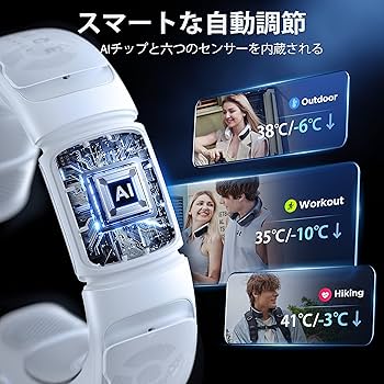 RANVOO AICE3 スマートネッククーラー ポータブル冷却家電の限界を突破「スマートネッククーラーRANVOO