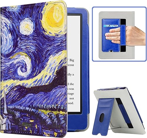 RSAquar Funda Kindle Paperwhite para lector electrónico de 11 generación, edición 2021 de 6.8 pulgadas, funda de piel sintética de alta calidad con