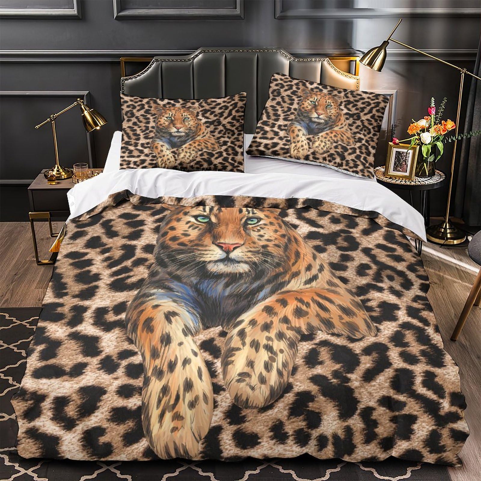 Parure de lit double motif citron pour une chambre d'adulte fraîche et douce